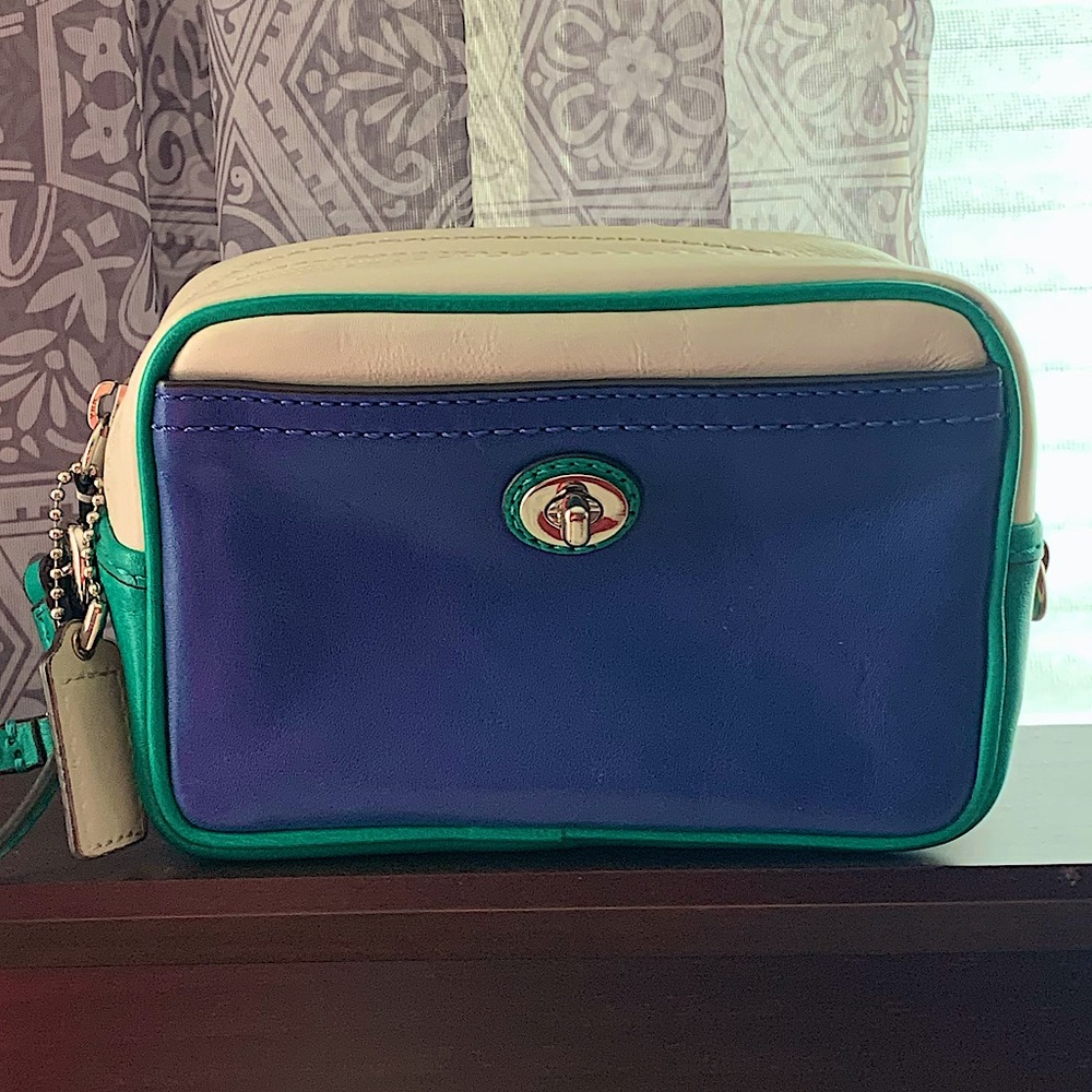 Coach Park Colorblock Wristlet/Camera bag